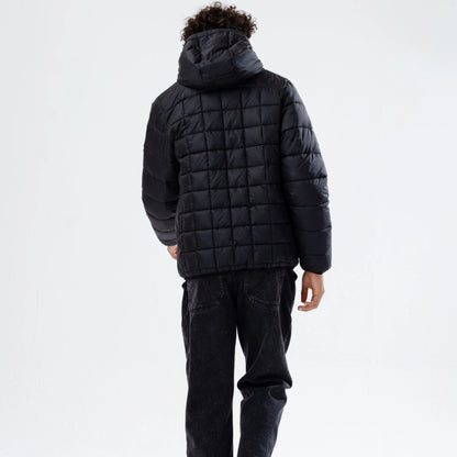 Black - Lifestyle - Hype Childrens-Kids Baffled Jacket