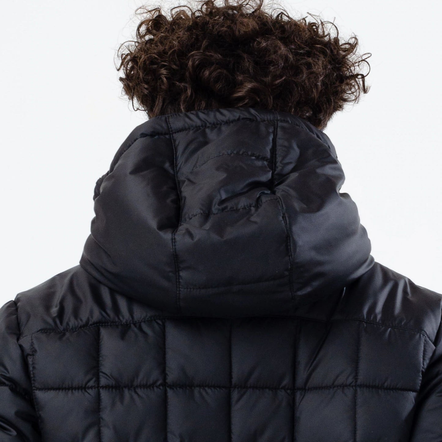 Black - Pack Shot - Hype Childrens-Kids Baffled Jacket