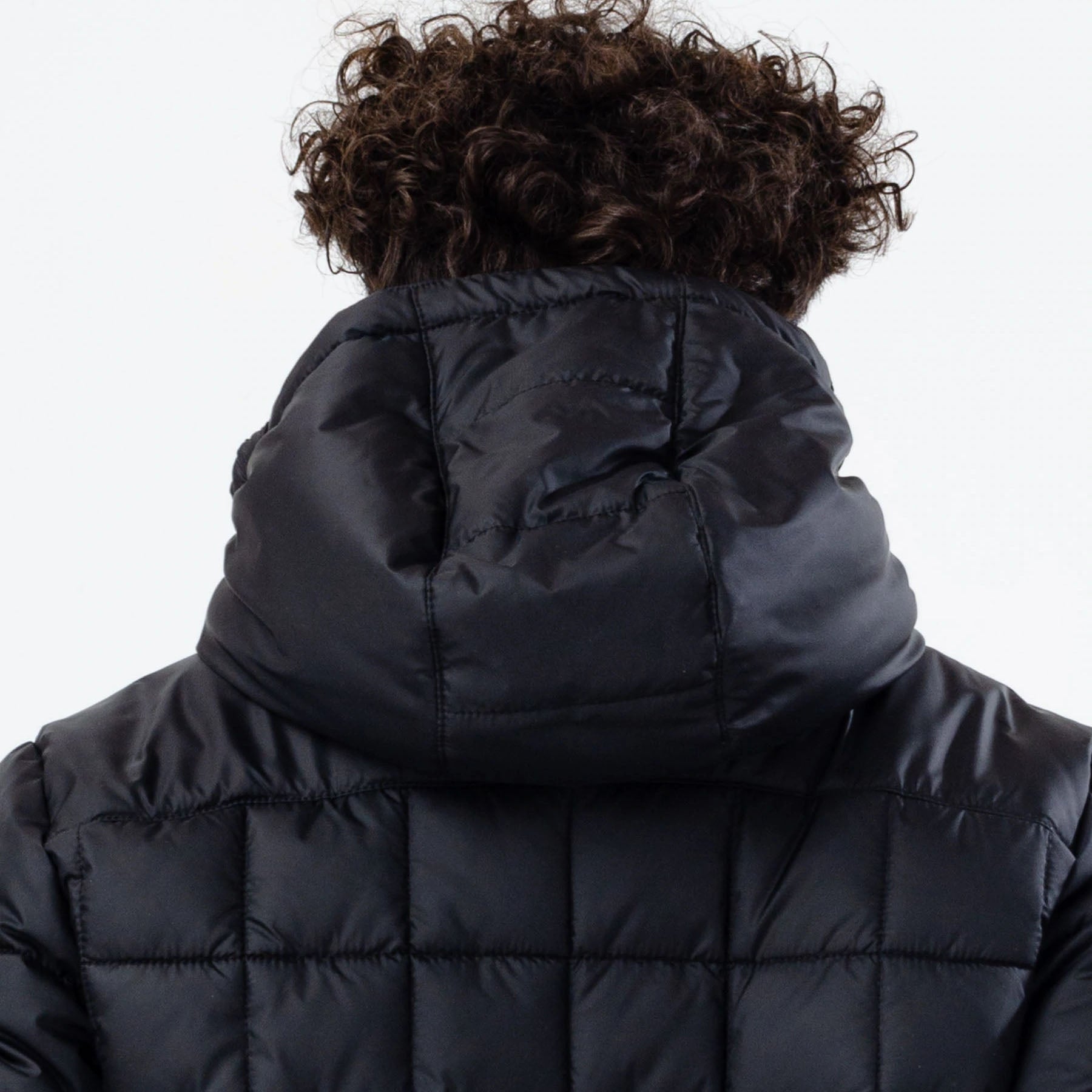 Black - Pack Shot - Hype Childrens-Kids Baffled Jacket