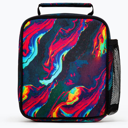 Multicoloured - Back - Hype Iridescent Infrared Marble Lunch Box