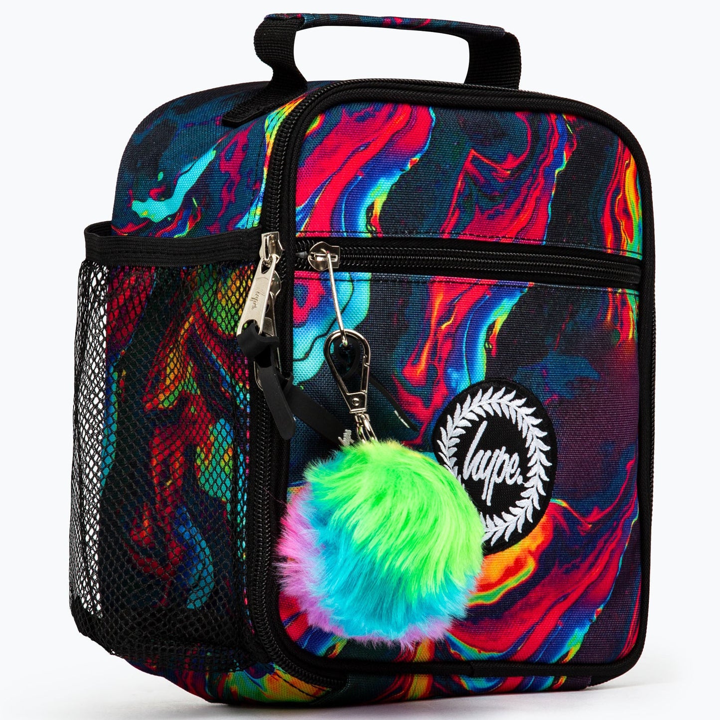 Multicoloured - Side - Hype Iridescent Infrared Marble Lunch Box