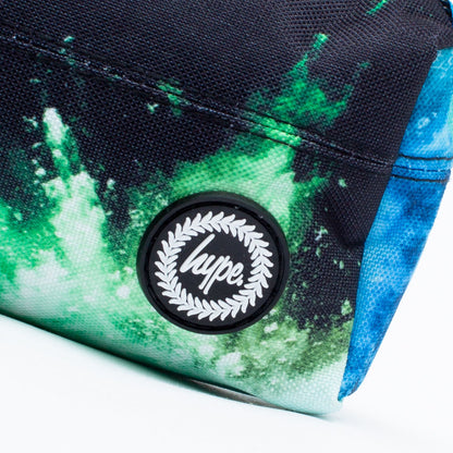 Blue-Black-Green - Side - Hype Chalk Dust Pencil Case