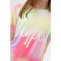 Multicoloured - Pack Shot - Hype Girls Spray Paint Script T-Shirt