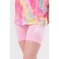 Pink-Yellow-Blue - Pack Shot - Hype Girls Spray Drips Script T-Shirt & Shorts Set
