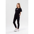Black - Side - Hype Girls Script Jumpsuit