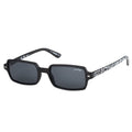 Black-White - Front - Hype Cube Wave Sunglasses