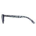 Black-White - Side - Hype Womens-Ladies GFND Wave Sunglasses