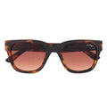 Gold-Brown - Back - Hype Womens-Ladies Wave Tortoise Shell Sunglasses