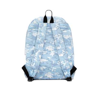 Pale Blue-White - Back - Hype Camo Grid Tonal Backpack