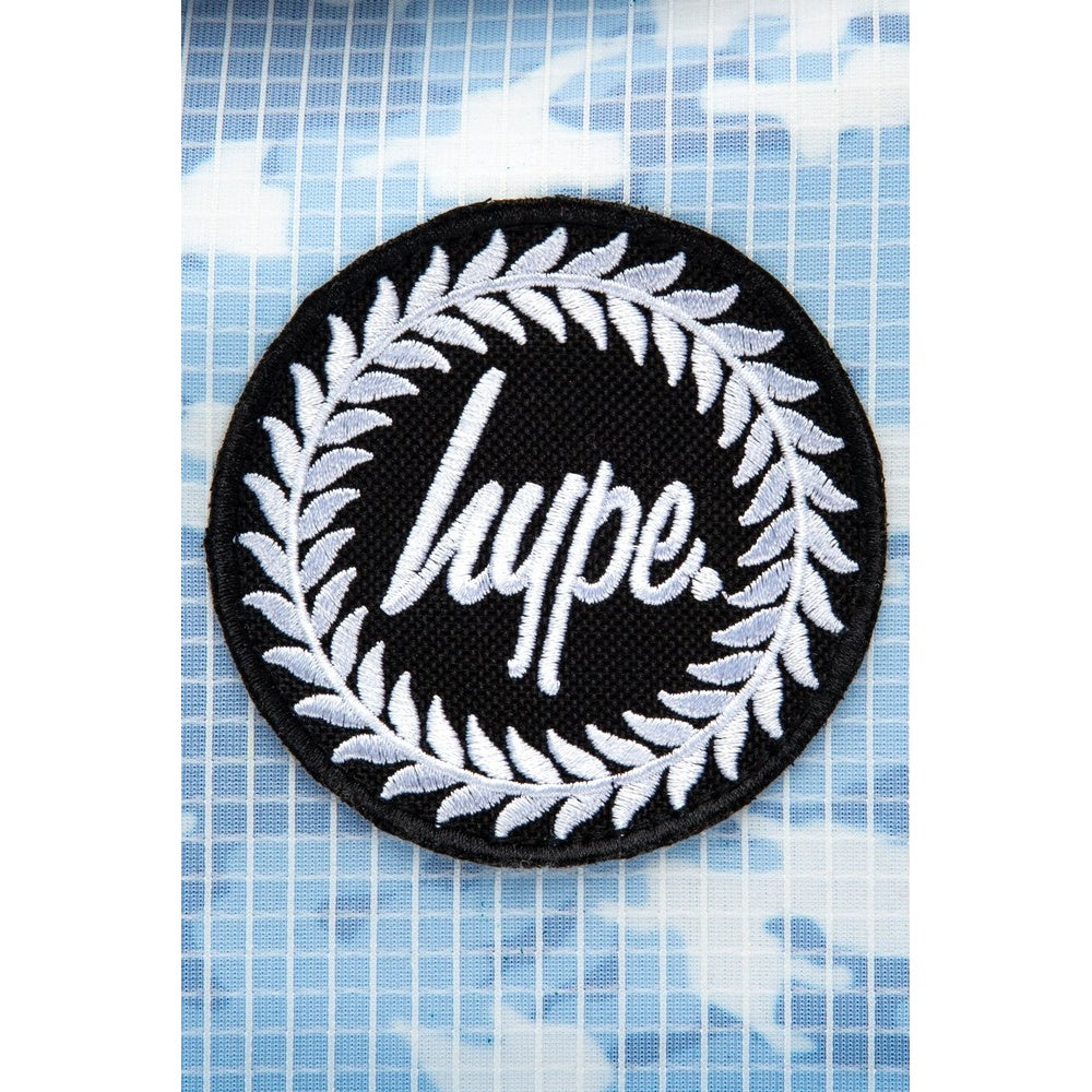 Pale Blue-White - Lifestyle - Hype Camo Grid Tonal Backpack