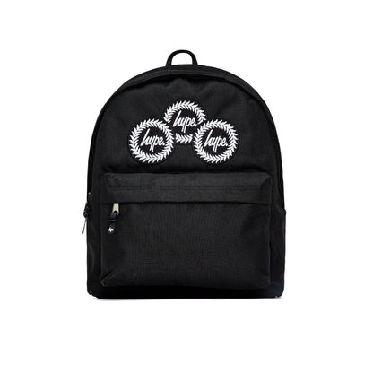 Black-White - Front - Hype Badge Backpack