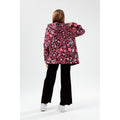 Black-Pink - Side - Hype Girls Leopard Print Raincoat