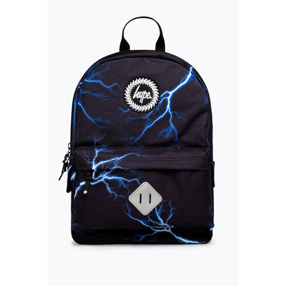 Black-Blue - Front - Hype Lightning Midi Backpack