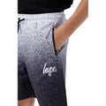 Black-White - Side - Hype Boys Luxe Speckle Fade Swim Shorts