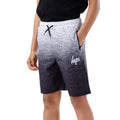 Black-White - Front - Hype Boys Luxe Speckle Fade Swim Shorts