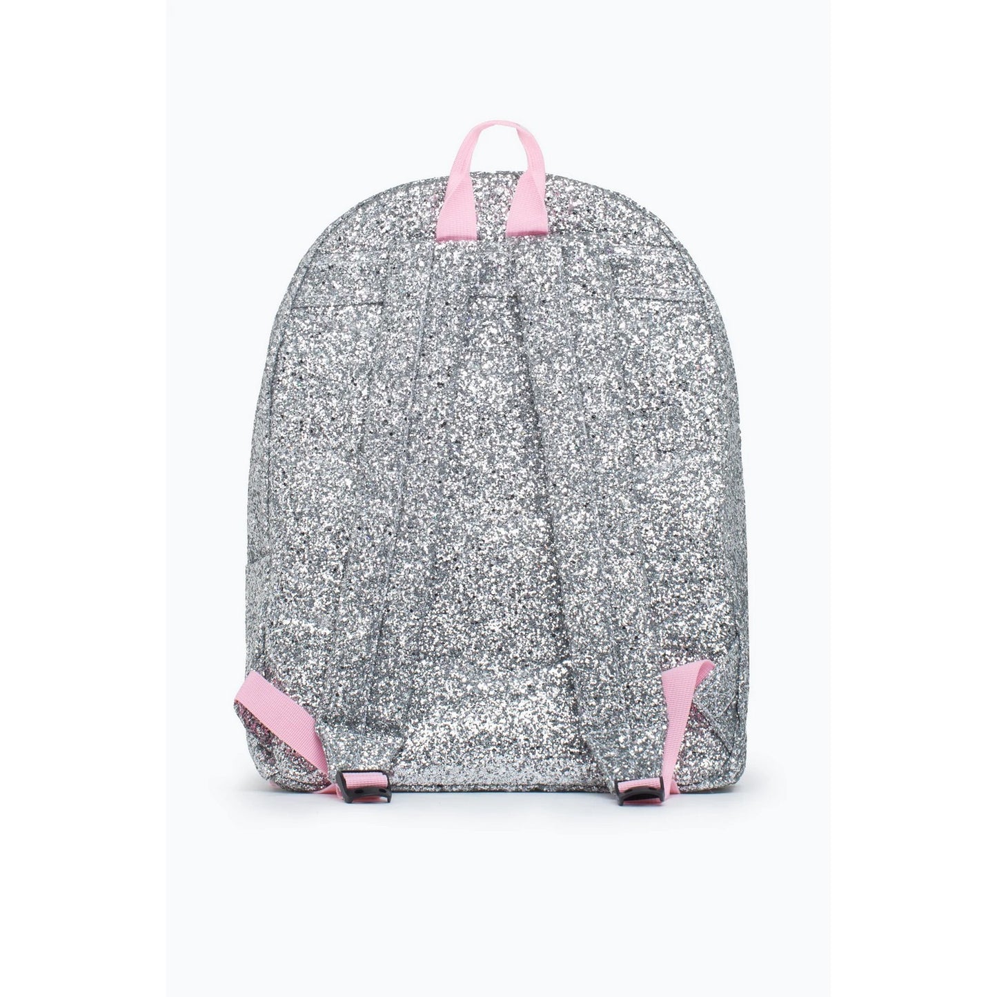 Silver-Pink - Back - Hype Glitter Backpack