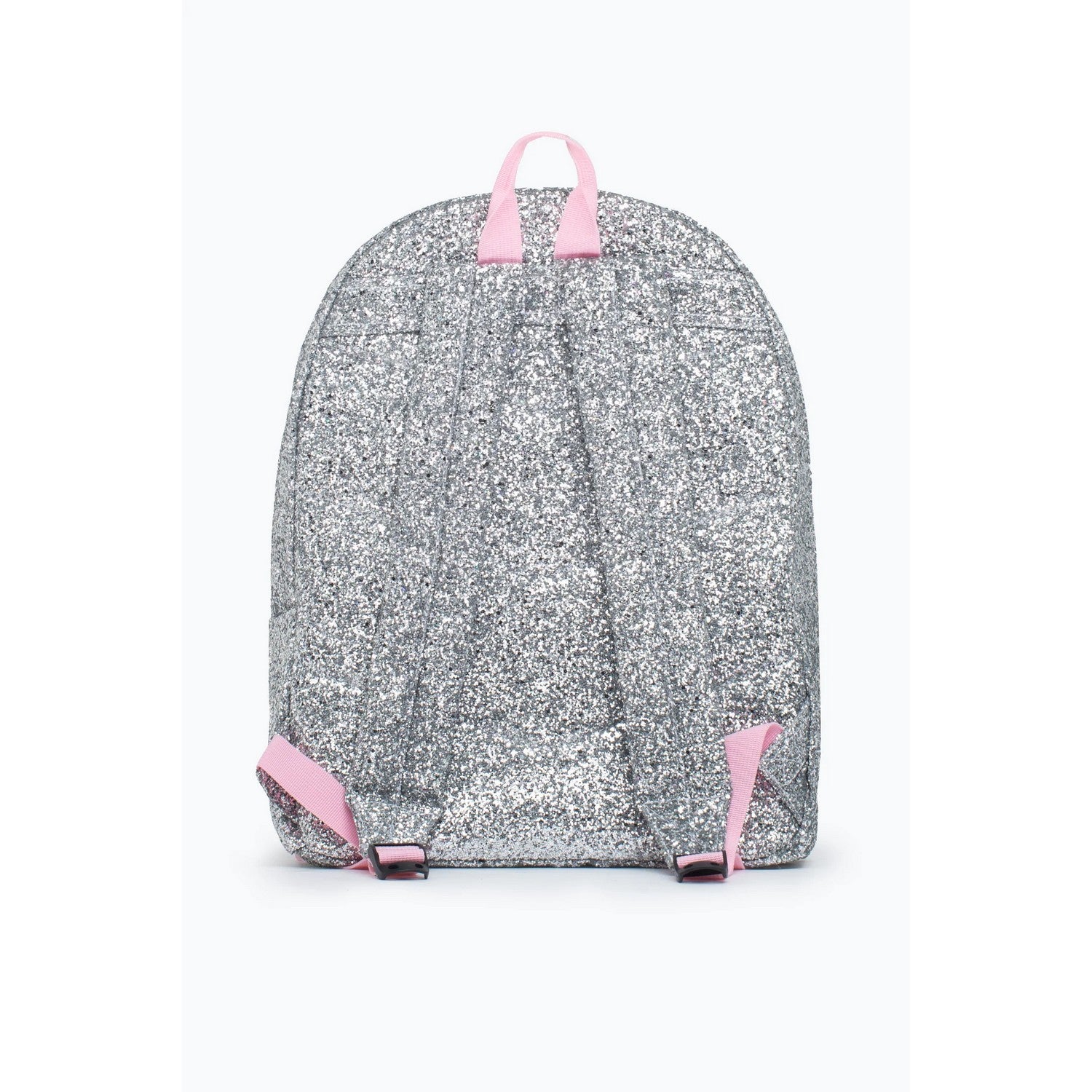 Silver-Pink - Back - Hype Glitter Backpack