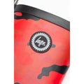 Red-Black - Side - Hype Childrens-Kids Camo Rubber Wellington Boots