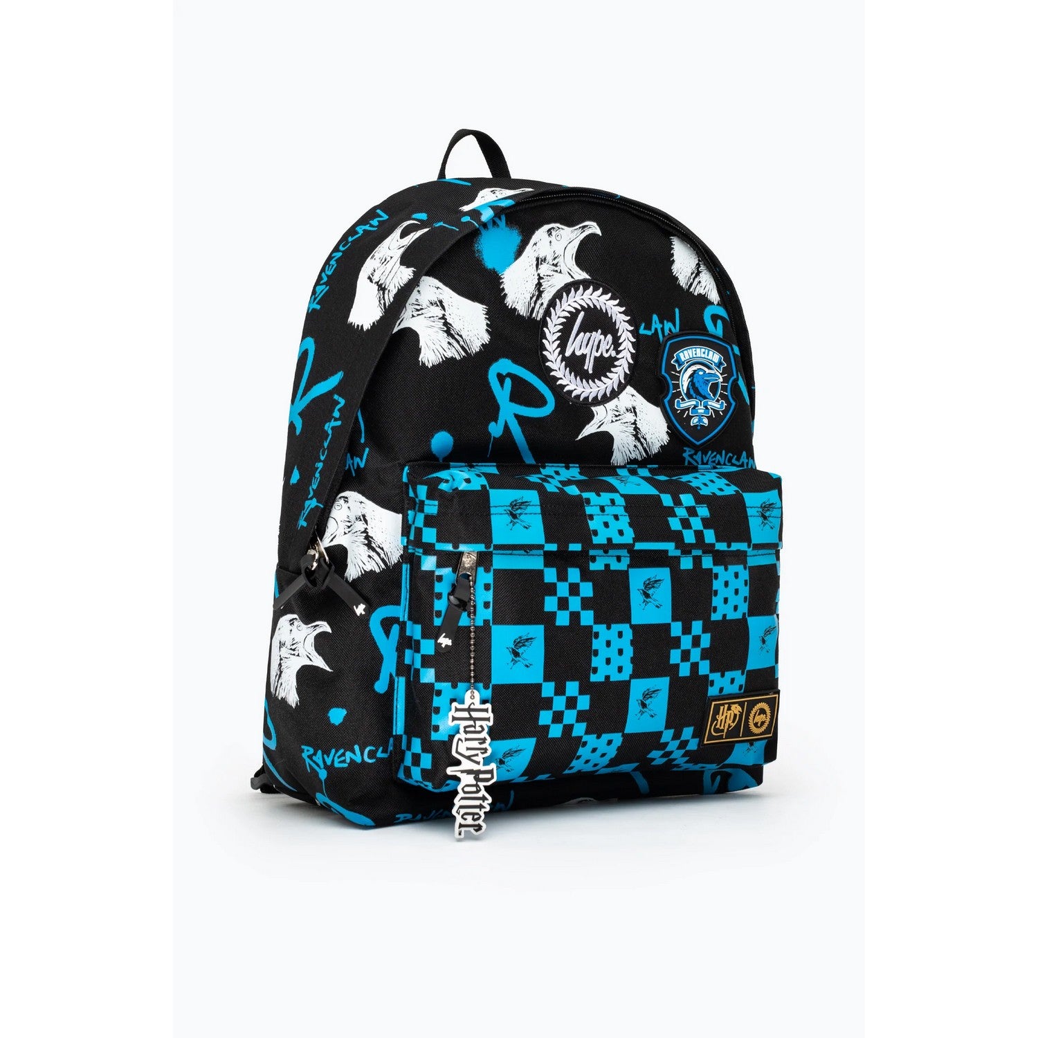 Black-Blue-White - Side - Hype Ravenclaw Harry Potter Backpack