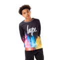 Multicoloured - Front - Hype Boys Colour Explosion Script Crew Neck Sweatshirt