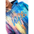Blue - Side - Hype Boys Watercolour Hoodie