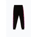 Black-Pink - Pack Shot - Hype Girls Leopard Print Tracksuit