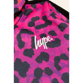 Black-Pink - Close up - Hype Girls Leopard Print Tracksuit