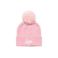 Pink-White - Front - Hype Childrens-Kids Bobble Beanie