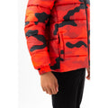 Black-Red - Pack Shot - Hype Boys Camo Padded Jacket