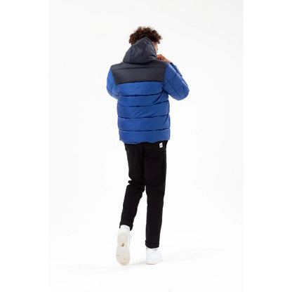 Cobalt Blue-Black - Back - Hype Boys Colour Block Padded Jacket