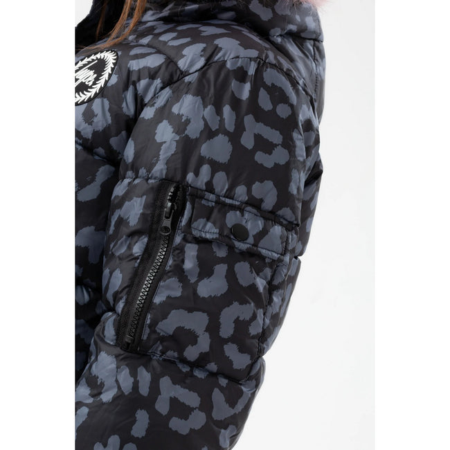 Black-Grey - Lifestyle - Hype Girls Camo Padded Jacket