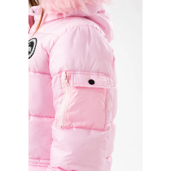 Pink - Pack Shot - Hype Girls Explorer Padded Jacket