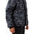 Black-Grey - Side - Hype Boys Mono Camo Padded Jacket