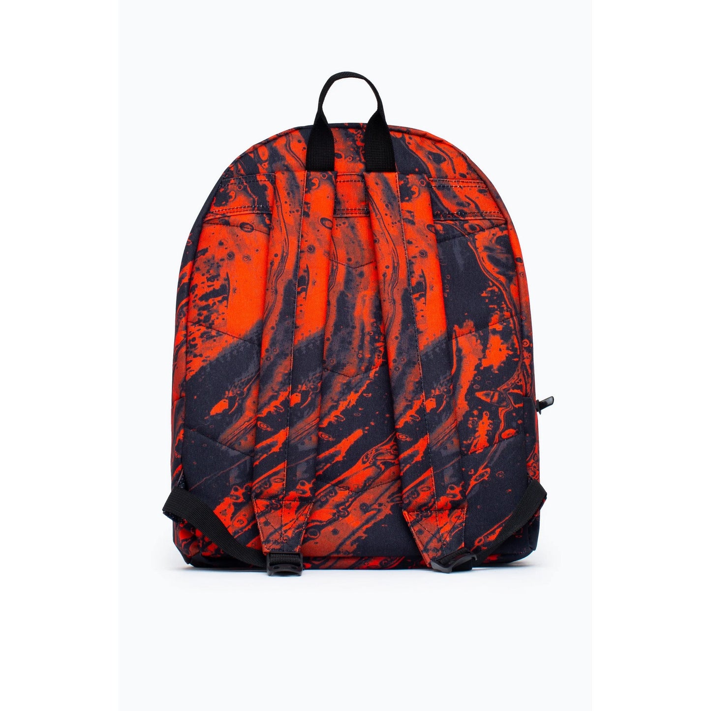 Red-Black - Back - Hype Marble Swirl Backpack
