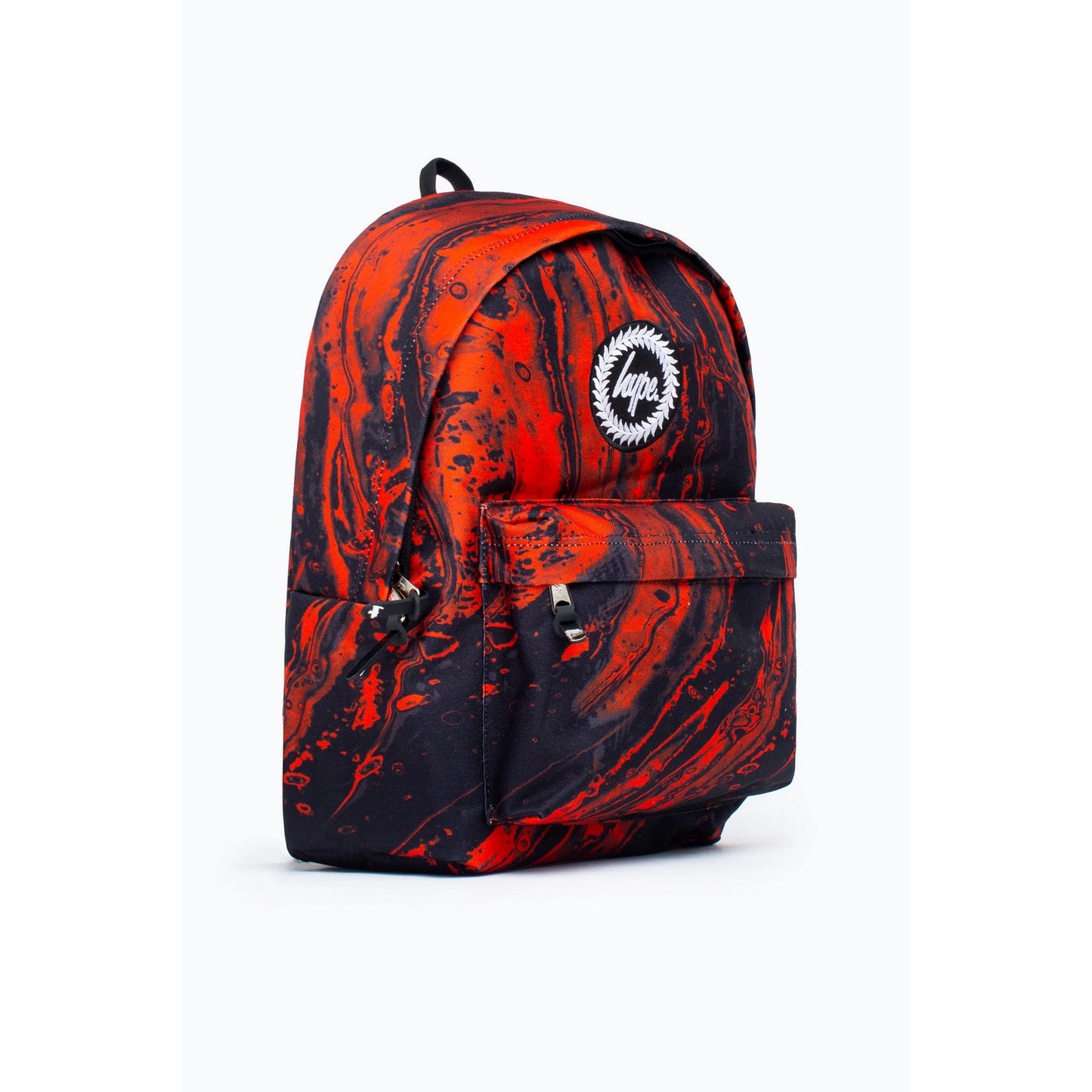 Red-Black - Side - Hype Marble Swirl Backpack