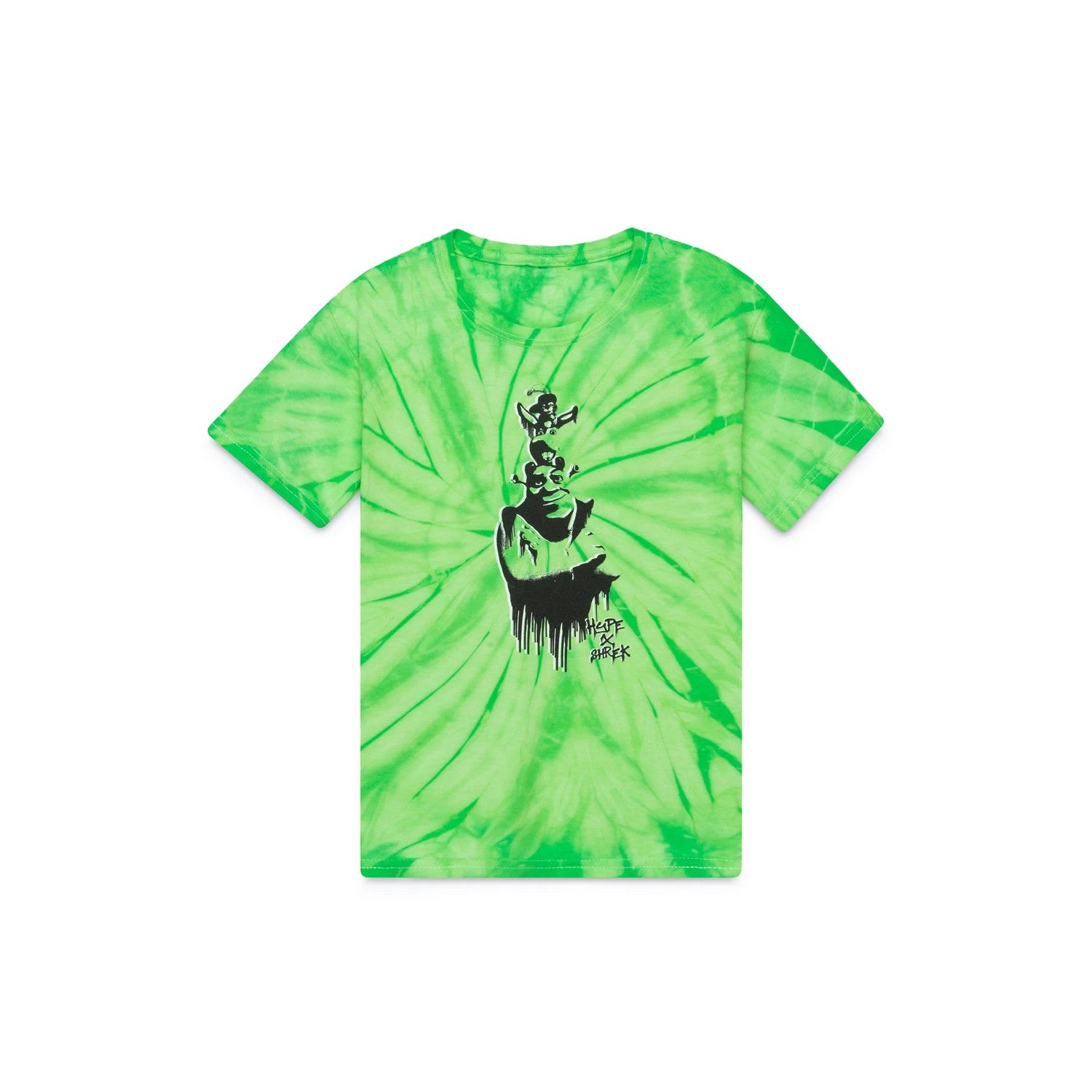 tie dye shrek shirt