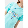 Mint-Pink - Side - Hype Girls Script T-Shirt