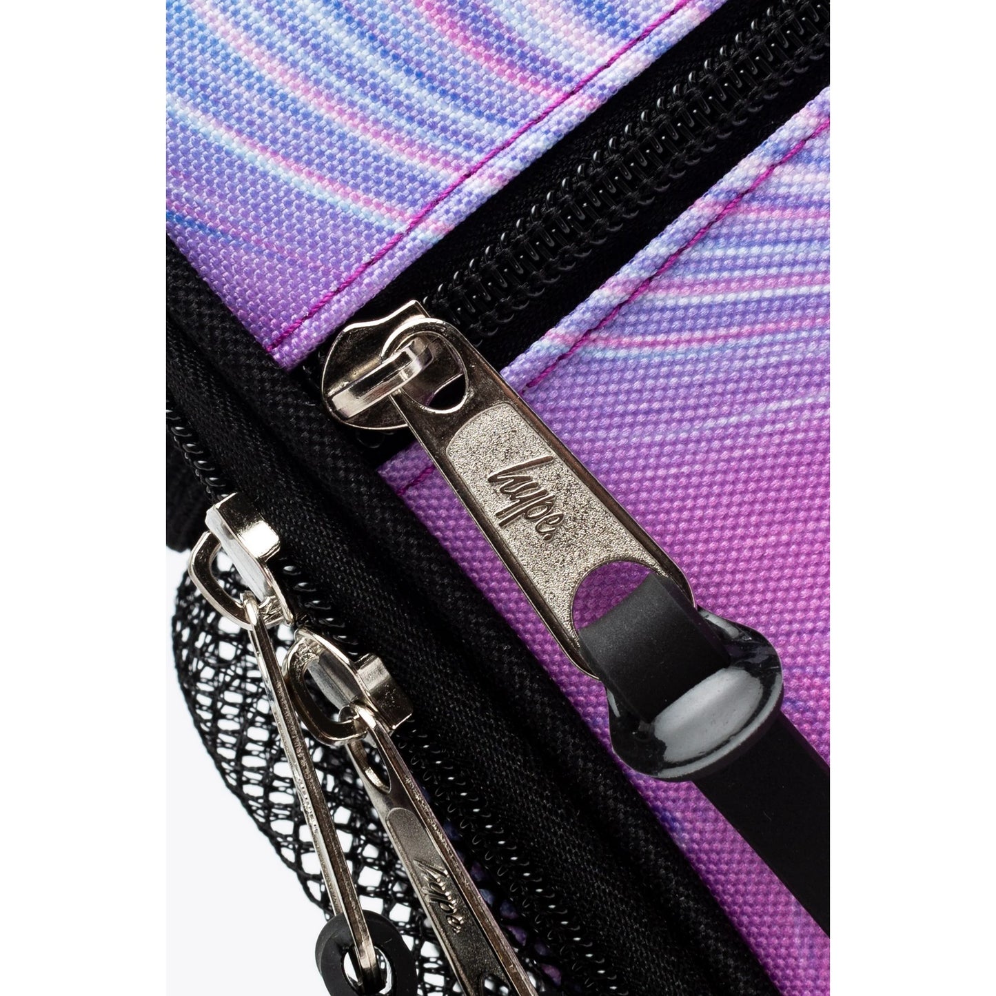 Teal-Purple - Pack Shot - Hype Marble Crest Lunch Bag