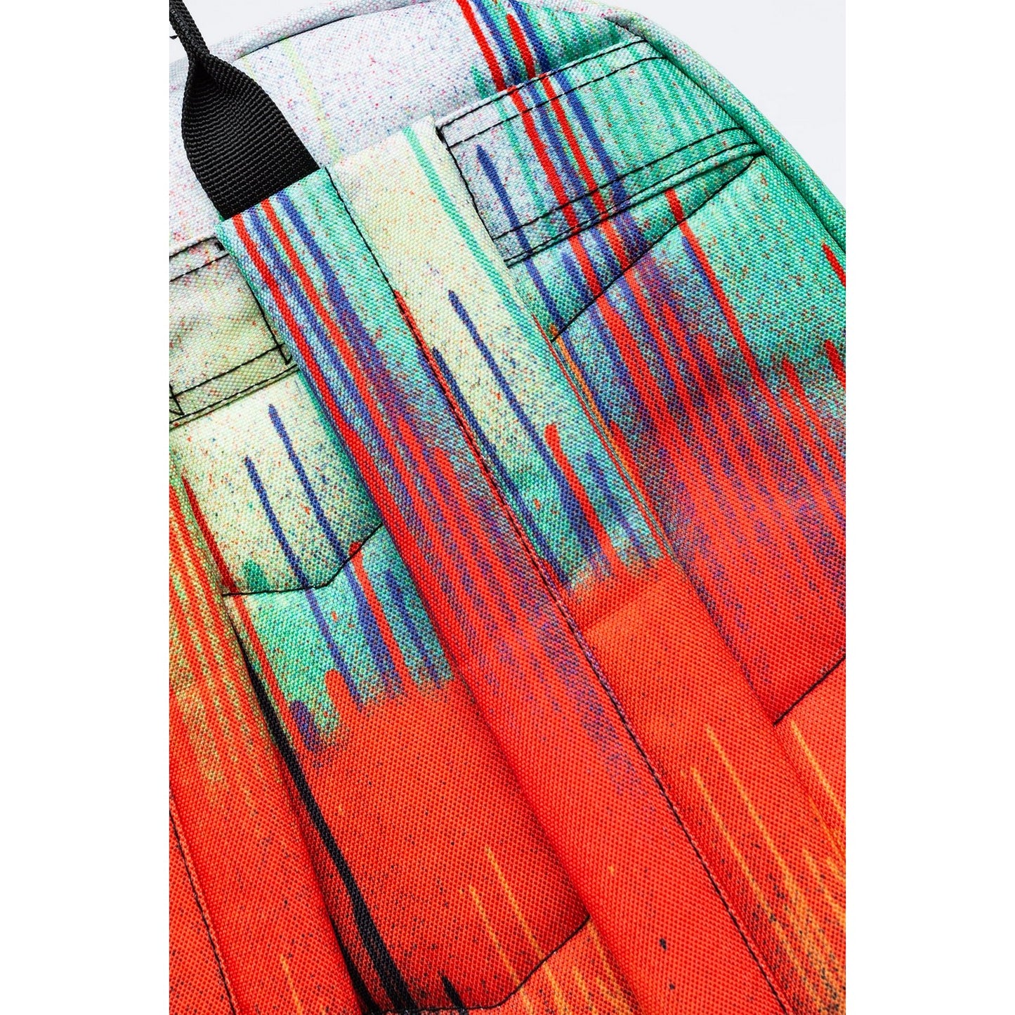 Red-Multicoloured - Close up - Hype Drip Crest Backpack