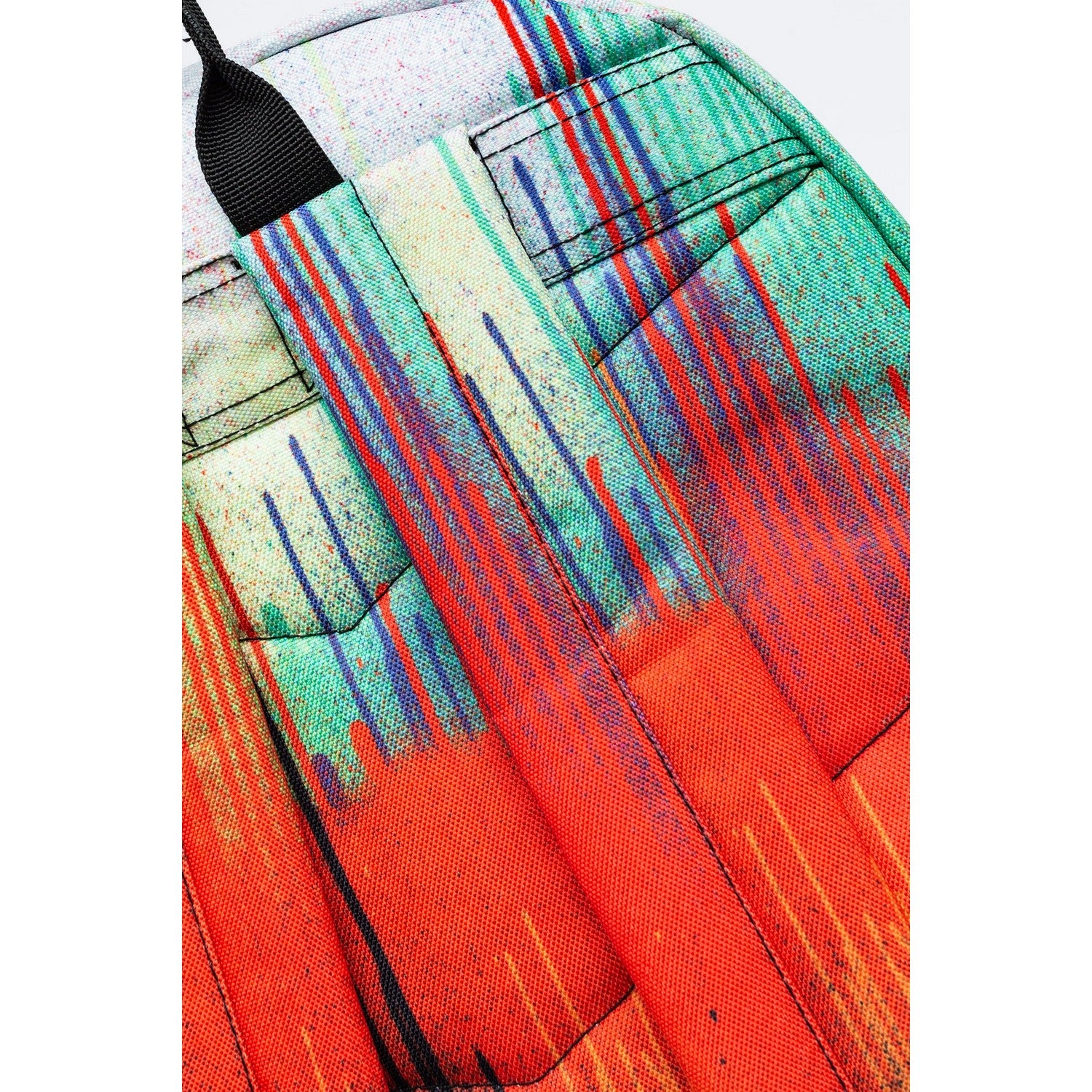 Red-Multicoloured - Close up - Hype Drip Crest Backpack