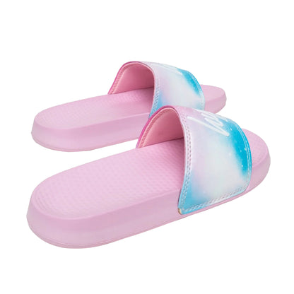 Pink-Blue - Side - Hype Childrens-Kids Script Sliders
