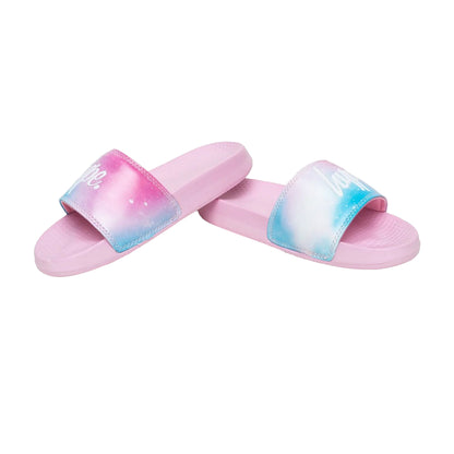 Pink-Blue - Front - Hype Childrens-Kids Script Sliders