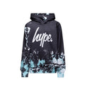 Black-Blue-White - Front - Hype Boys Cold Splat Script Hoodie