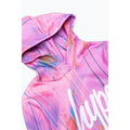 Pink - Lifestyle - Hype Girls Drip Script Spray Hoodie