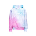 Pink - Front - Hype Girls Fade Script Pastel Hoodie