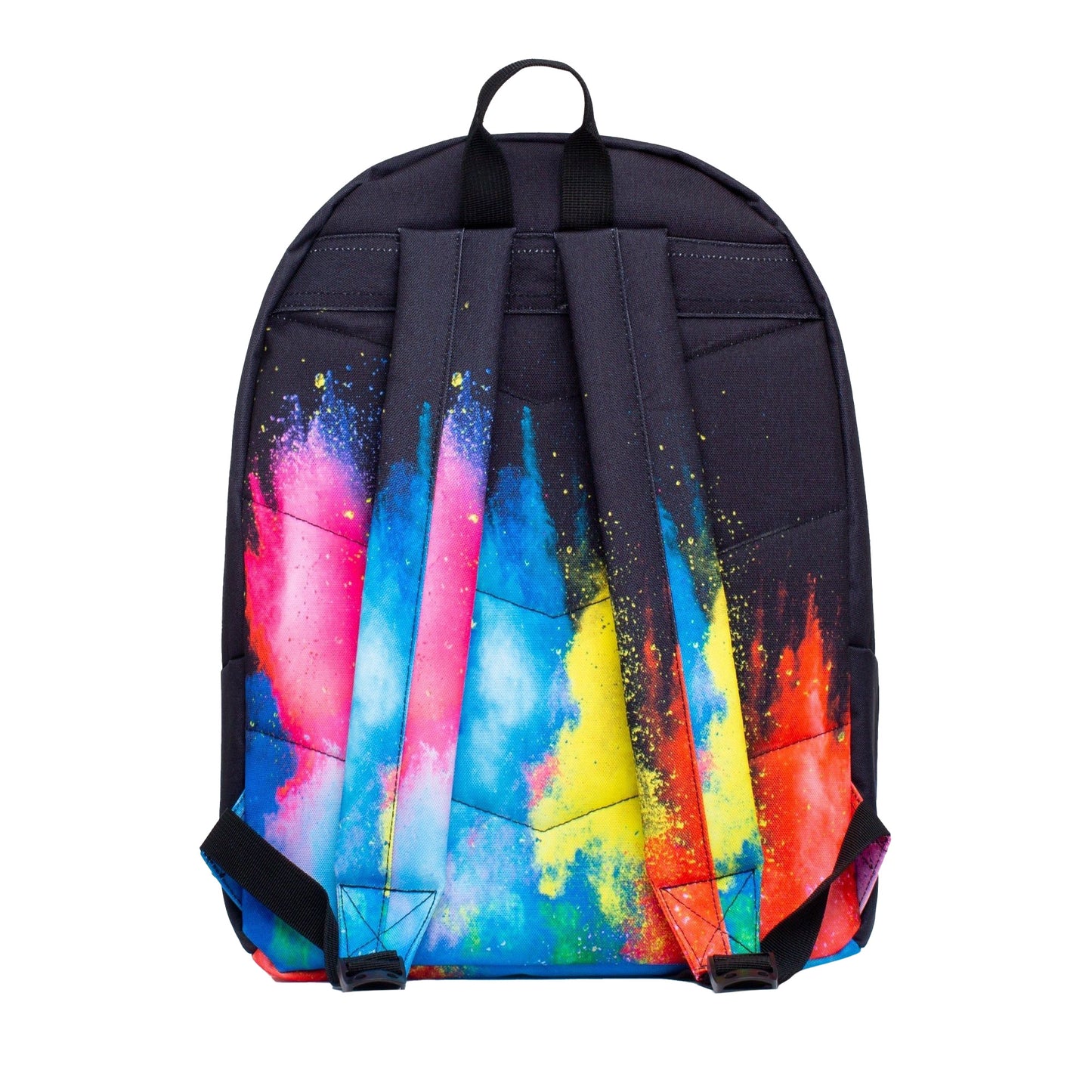 Black-Multicoloured - Back - Hype Multi Explosion Crest Backpack