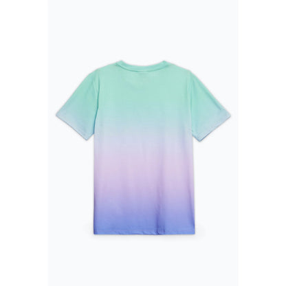 Aqua - Back - Hype Girls Fade Script T-Shirt