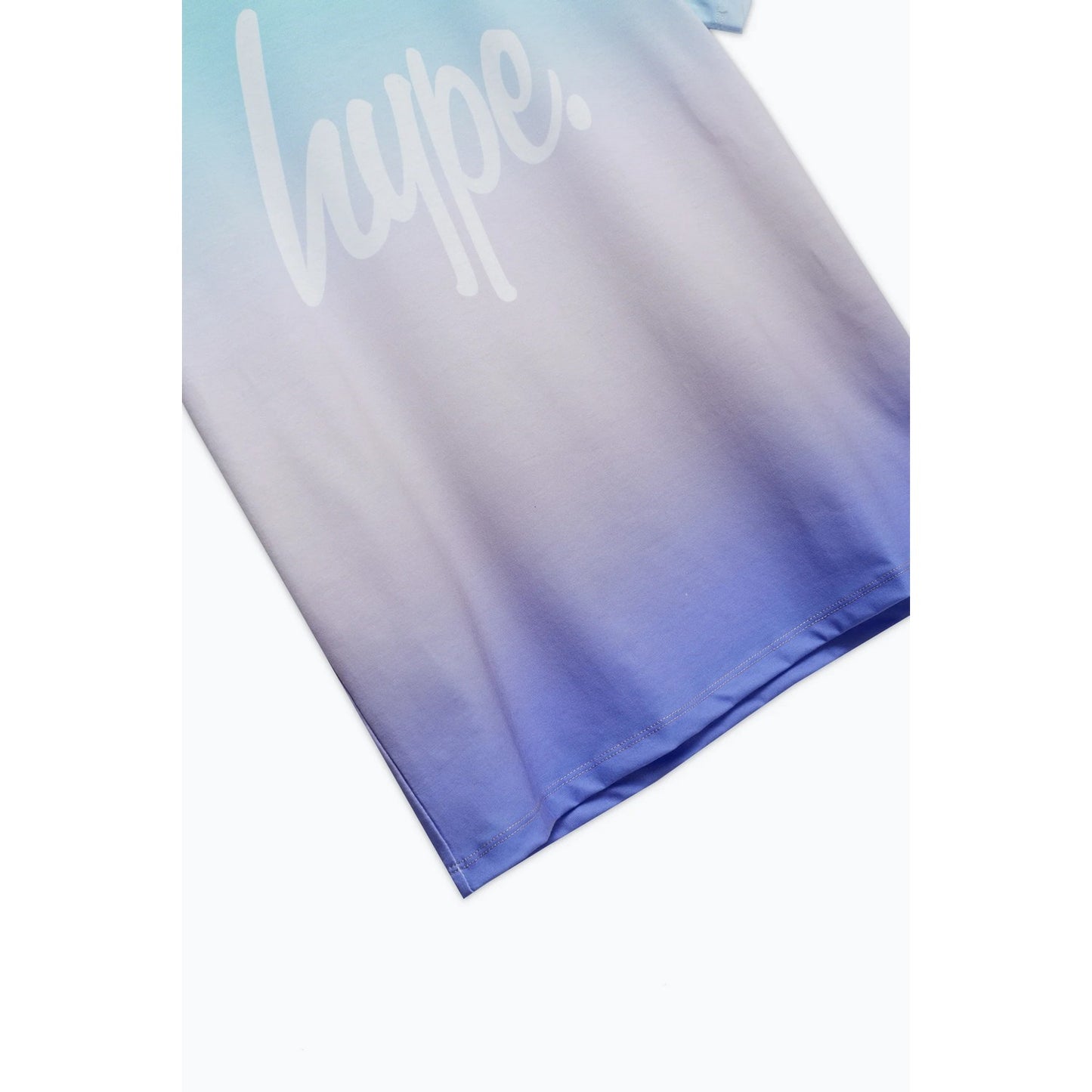 Aqua - Side - Hype Girls Fade Script T-Shirt