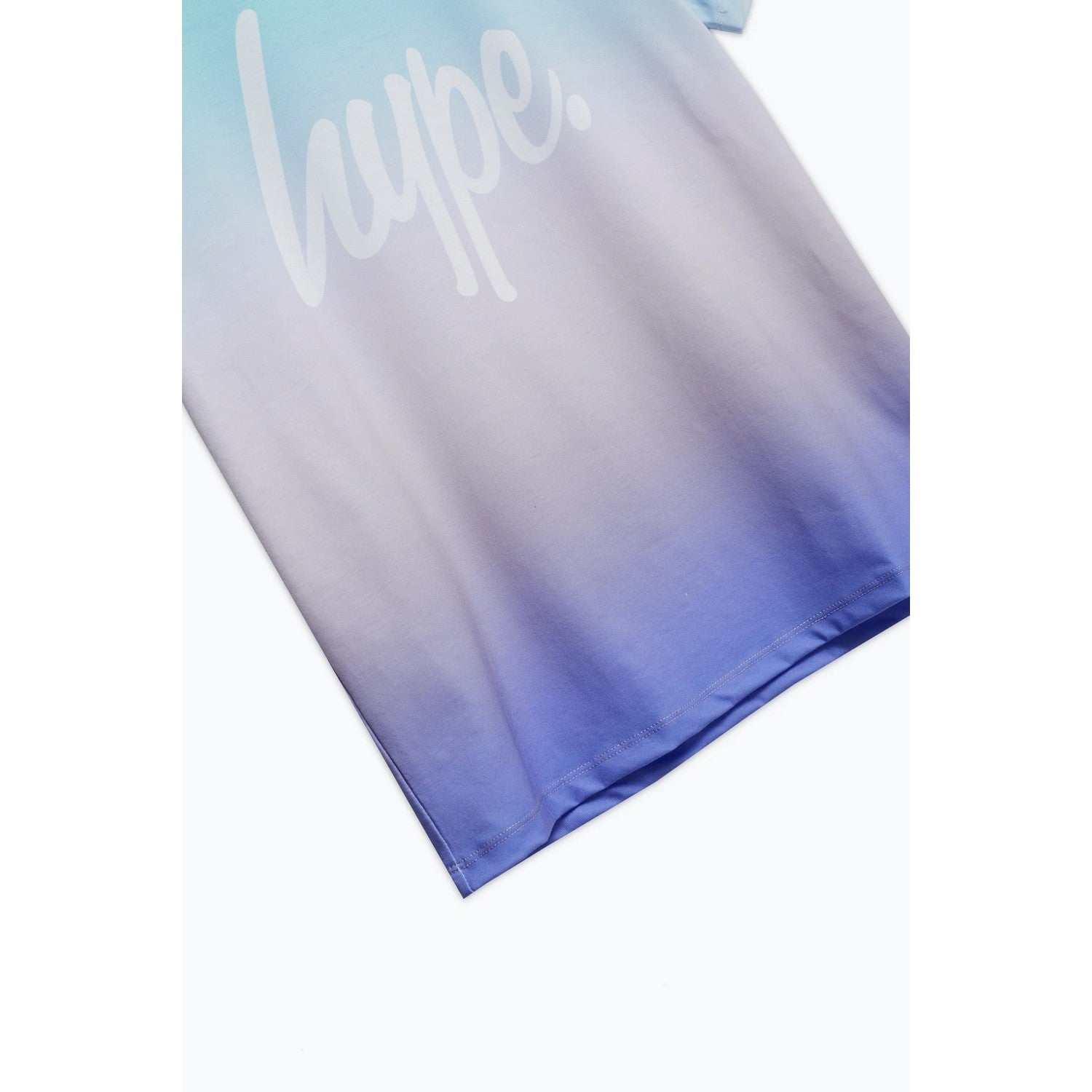 Aqua - Side - Hype Girls Fade Script T-Shirt