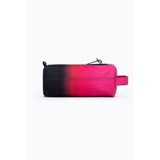 Black-Pink - Back - Hype Fade Crest Pencil Case